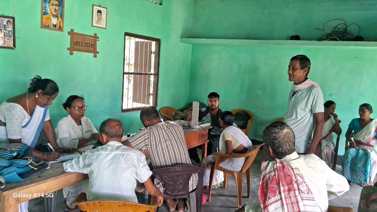 NHMSonitpur's tweet photo. An NCD screening camp was conducted at Rampur under Hatingabori AAM, Dhekiajuli BPHC. The screening focused on the early detection and prevention of non-communicable diseases through health assessment.

@MoHFW_INDIA @TheAshokSinghal @nhm_assam @DCSonitpur https://t.co/MLXZKLqk8N