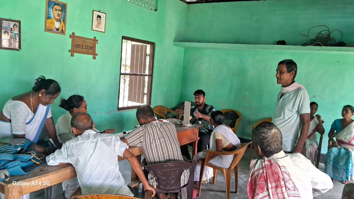 NHMSonitpur's tweet photo. An NCD screening camp was conducted at Rampur under Hatingabori AAM, Dhekiajuli BPHC. The screening focused on the early detection and prevention of non-communicable diseases through health assessment.

@MoHFW_INDIA @TheAshokSinghal @nhm_assam @DCSonitpur https://t.co/MLXZKLqk8N