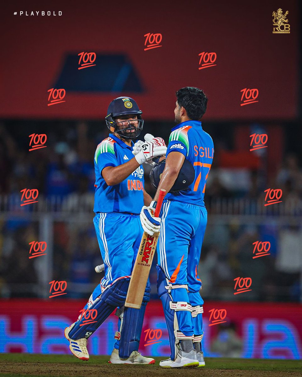 RCBTweets's tweet photo. 2️⃣5️⃣5️⃣ in 1️⃣5️⃣8️⃣ balls. 🤯

The HIGHEST opening partnership in an ODI run chase for 🇮🇳! ❤️‍🔥

📸: BCCI | #PlayBold #ನಮ್ಮRCB https://t.co/8ZvUWN3Hly
