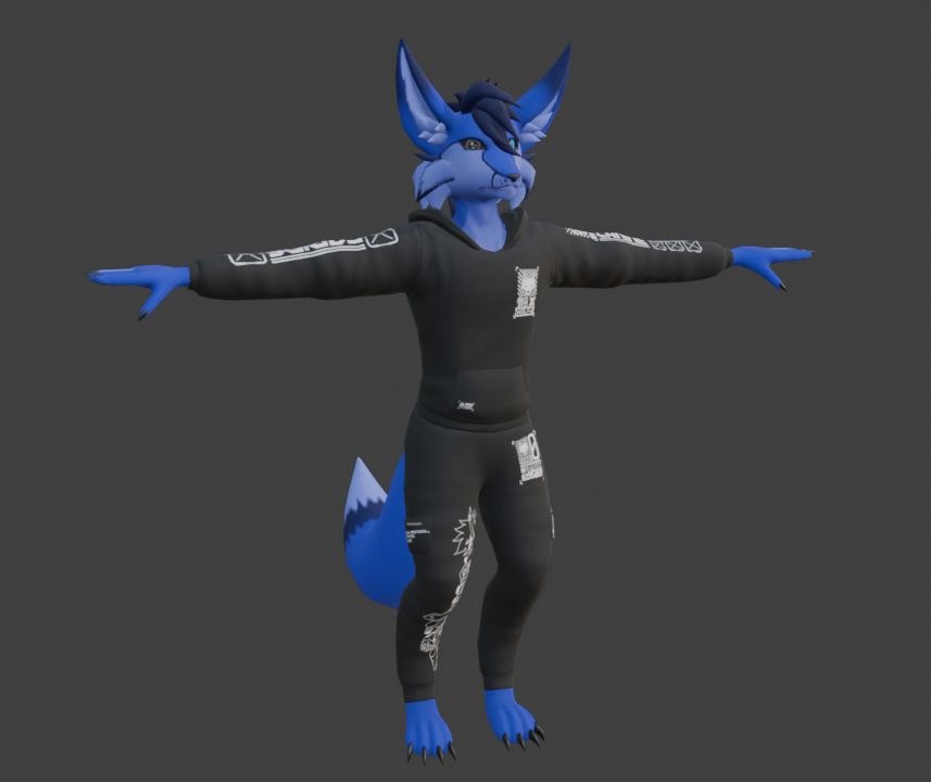Mrkennykrane's tweet photo. Cobalt vrchat avatar is almost complete
i'll appreciate honest reviews 
#vrchat #vrchatavatar #furryavatar #commissionopen #vrchatcommission #furry #3dartㅤㅤㅤ https://t.co/BYgQonAnll