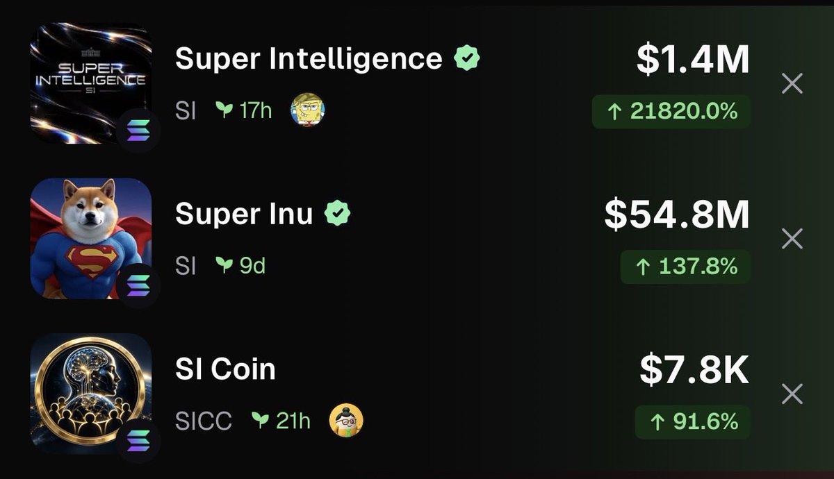 21Bearded's tweet photo. Any Super Intelligence $SI play right now is a win. $SICC is just waiting to get noticed. Once it does it will be a king maker. @TheSICCoin. Pays $NVDAx for holding just like $SI does. Who doesn’t want the next 1000x? https://t.co/yUsCFjJNzr