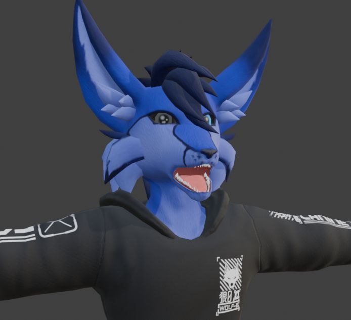 Mrkennykrane's tweet photo. Cobalt vrchat avatar is almost complete
i'll appreciate honest reviews 
#vrchat #vrchatavatar #furryavatar #commissionopen #vrchatcommission #furry #3dartㅤㅤㅤ https://t.co/BYgQonAnll