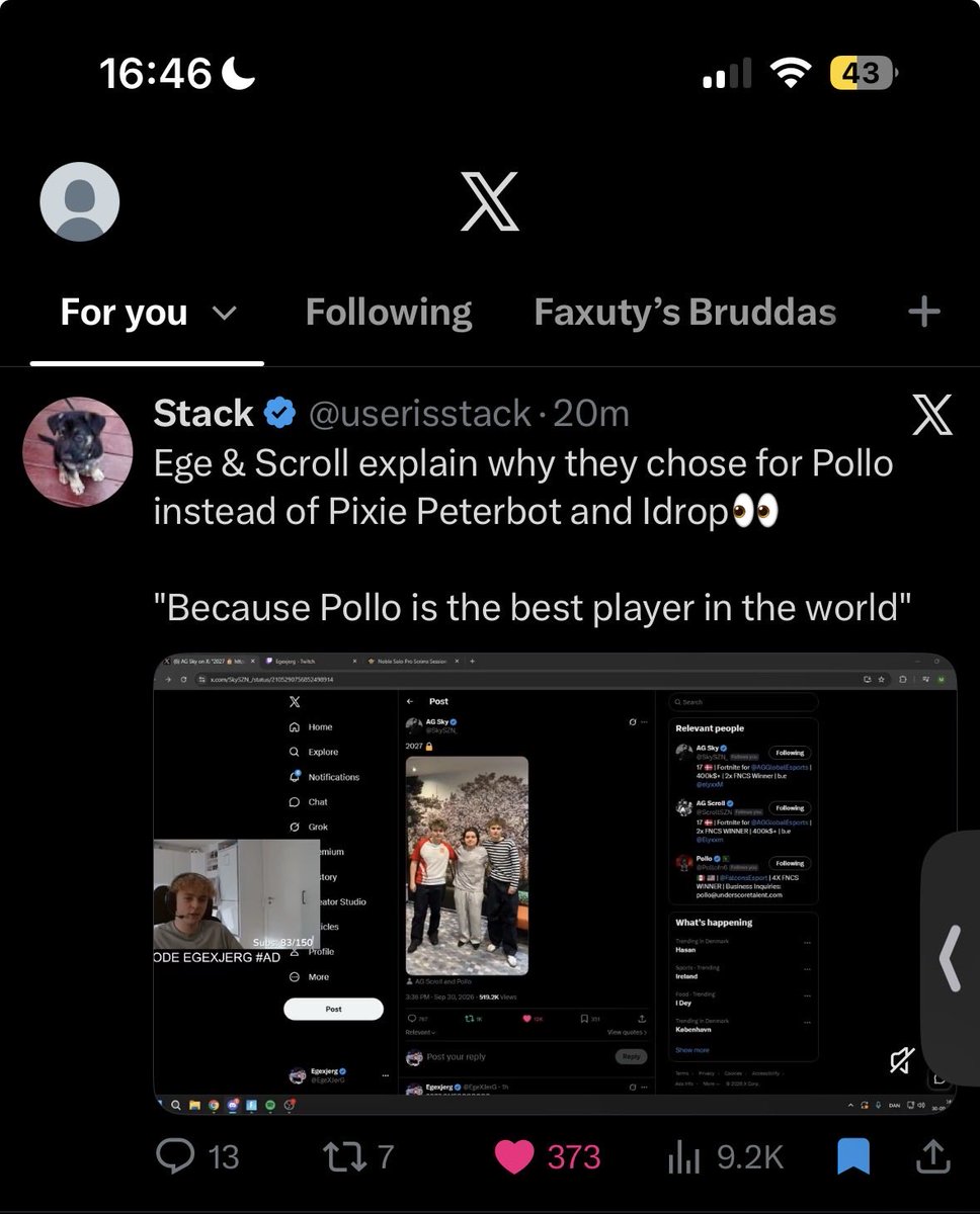 Joshua8g8f's tweet photo. Told u sky and scroll rate him very highly still have him as best in the world. I feel like u guys brush over summit quite quickly https://t.co/ANQlKgTtVu