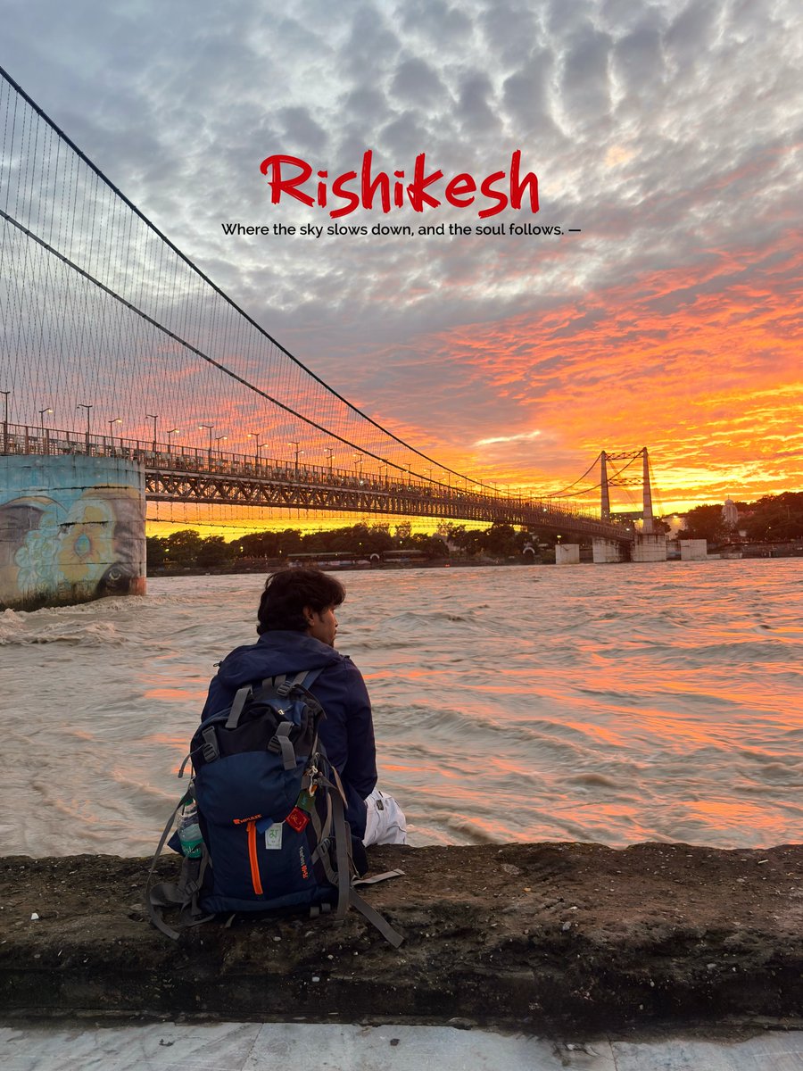 9O21OBrasil's tweet photo. Rishikesh, in its golden hour. 🌅
#instagram #fyp #sunset #explore #explorepage https://t.co/QqcRtl8aD7