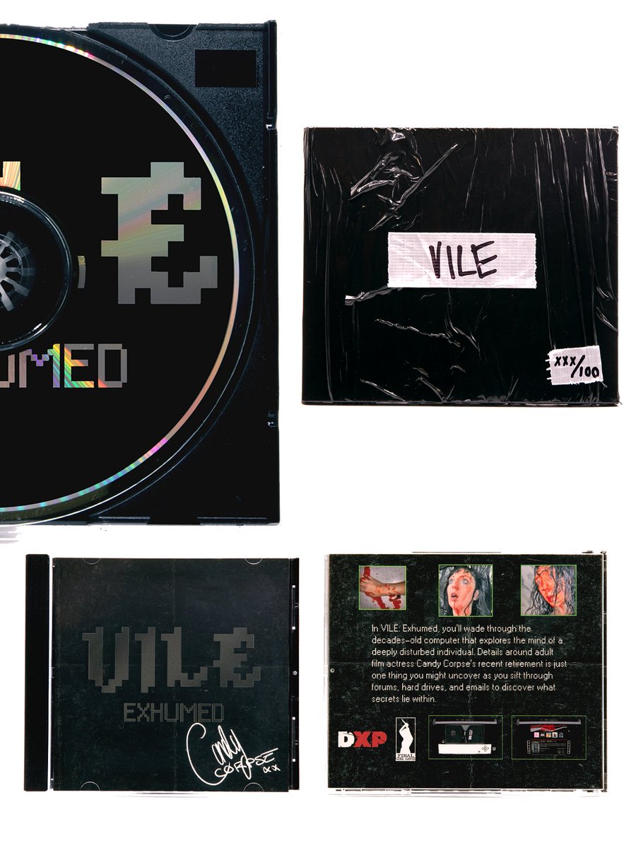 dirtlord77's tweet photo. I am excited to say that 100 numbered copies of VILE: Exhumed will be available for sale October 9th at 9am PST / 12pm EST at https://t.co/12RlO3SQER

There will also be a very limited amount of non-numbered copies available as well!

They will be $9.99 USD (+tax &amp; shipping)🖤 https://t.co/2T3AHDs66Z