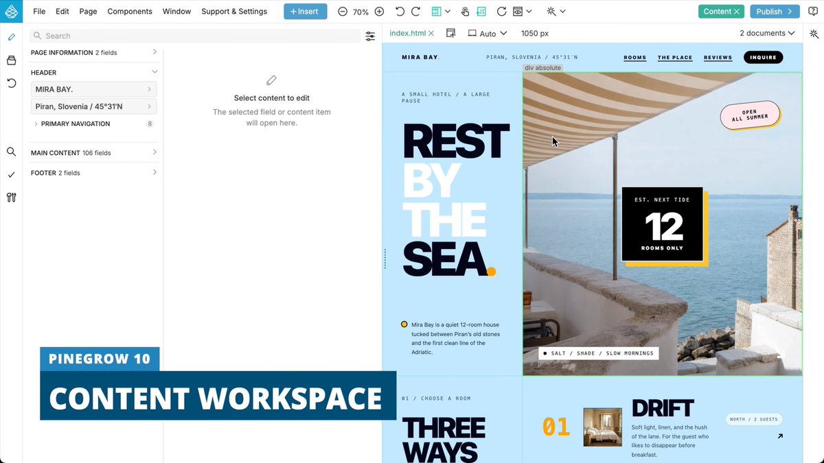 pinegrow's tweet photo. Pinegrow 10 is here! Tons of improvements and new features are waiting for you. Available on #Mac, #PC #Windows, and #Linux.  #webdesign #html #ai #lowcode #tailwindcss #bootstrap #css #pinegrow
https://t.co/mh3UKKVRBg https://t.co/Z8tl2GTHZ0