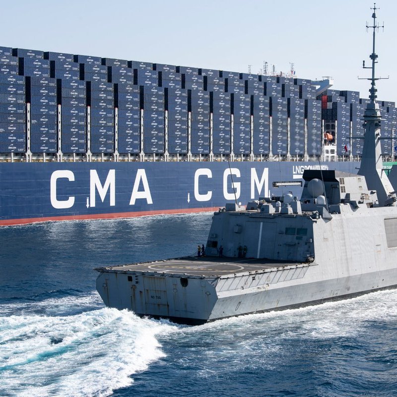 powl_d's tweet photo. CMA CGM qui, face à la menace d’une nouvelle taxe, décide de ne pas immatriculer 7 navires en France.

Pouyanné qui va sonner la cloche à Wall Street.

C'est le début de la fin ... https://t.co/QpUw46Zozm