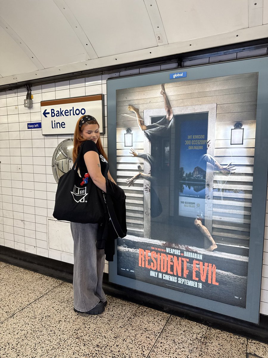 hotloserbryan's tweet photo. whenever i see something resident evil related i have to take a picture with it https://t.co/NcYbW4W4EA