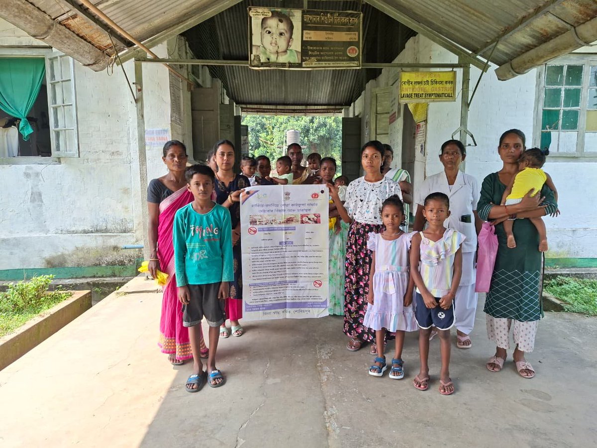 NHMSonitpur's tweet photo. Health education was provided to lactating women and children at Dibrudarang TE AAM,Dhekiajuli BPHC on the importance of immunization, proper nutrition,personal hygiene, vector-borne and water-borne diseases.

 @MoHFW_INDIA @TheAshokSinghal @nhm_assam @DCSonitpur https://t.co/SWj2NF8WRP