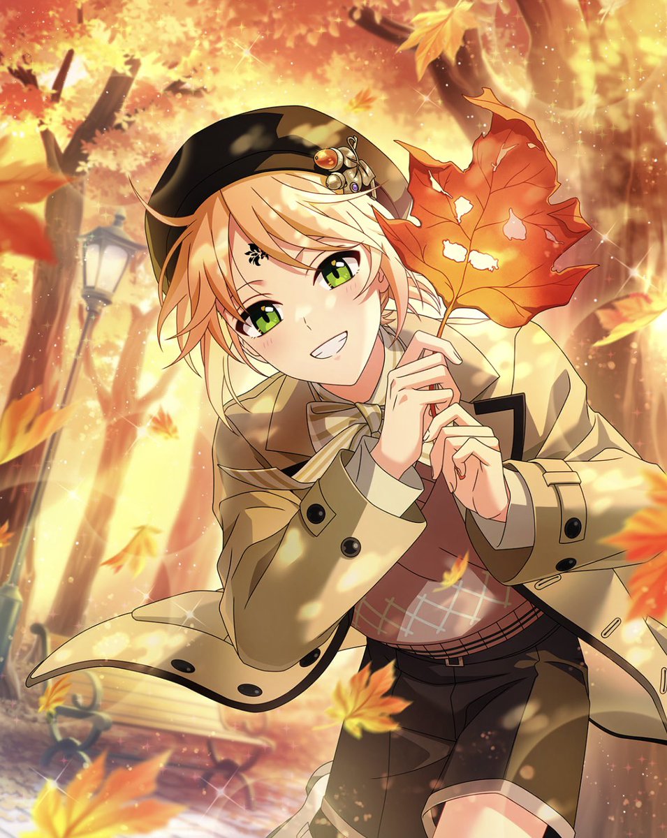 mhyk_wiki's tweet photo. フルカードイラスト
Birthdayガチャ〈October〉限定カード2026
・【落ち葉に隠れて……ばあ！】リケ 
・【まるであなたみたいな】シャイロック 
今月のbirthdayガチャ⇒
https://t.co/KFIEfaSXqi https://t.co/ANGH75VS8S