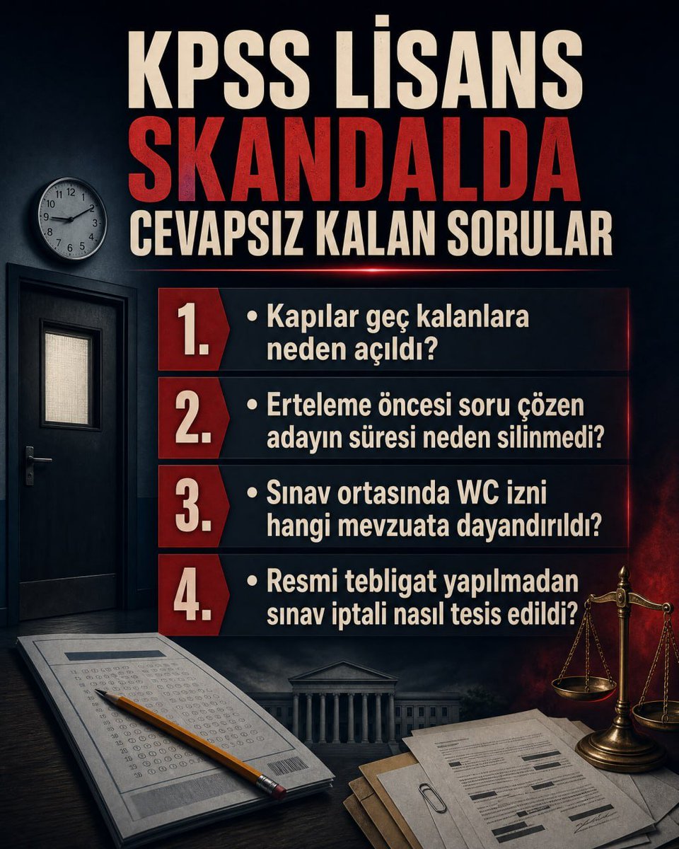ErtugrulO_8's tweet photo. 1 saniye geç kalanı kapıda geri gönderen sistem, iş kendi usulsüzlüğüne gelince kuralları esnetiyor; her aday için AdilKararAdilKPSS hakkımız! https://t.co/Kh8kqe2C70