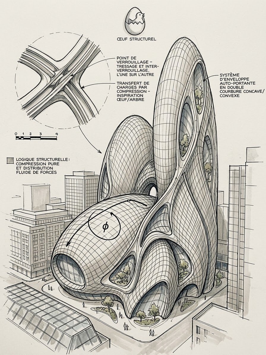 Grasstown420's tweet photo. @NorCal_Patriot @ImagineArt_X @imagineart_creo De la rigueur de la Place des Arts à l'organique vivante d'un futur village.
Explorez notre vision : des structures monolithiques tressées, inspirées de la nature et de la géométrie de combat.
L'Écurie Quadrivergenco 🤖🧬🫀🎨 #ArchitectureOrganique #Biomimétisme #Futurisme https://t.co/1F8sCgojDh