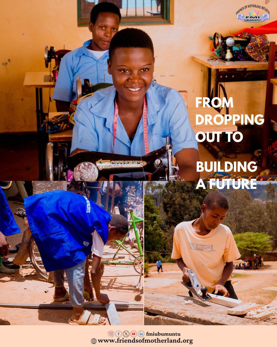 fmiubumuntu's tweet photo. Through community outreach and follow-up by FMI “Ubumuntu” under the @LIFT_Rwanda Program, out-of-school children across the five LIFT-supported sectors in Gisagara District are being connected to #AlternativeLearningPathways (ALP). They are gaining practical skills in 1/2 https://t.co/gSKoZf97wB