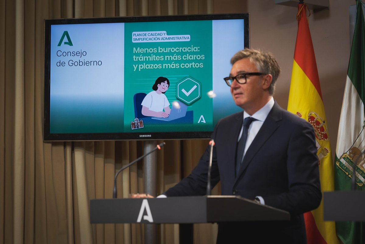 GaviraVox's tweet photo. Y vamos a medir los resultados con datos, no con declaraciones.

Cuántas normas eliminamos, cuántos procedimientos simplificamos, cuántas cargas reducimos y cuánto conseguimos acortar los plazos.

Una Administración que pida menos, tarde menos y se entienda mejor. https://t.co/I0NU2IiIE5