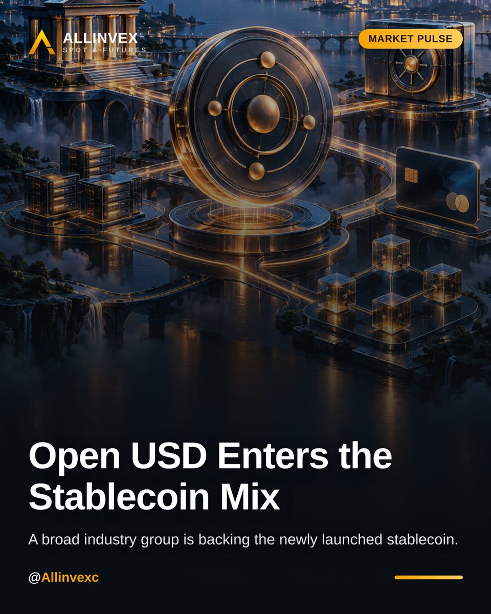 Allinvexc's tweet photo. Open USD Enters the Stablecoin Mix
A broad industry group is backing the newly launched stablecoin.
https://t.co/gBhKvucpWT
#OpenUSD #Stablecoins https://t.co/a1QiYY0NRl