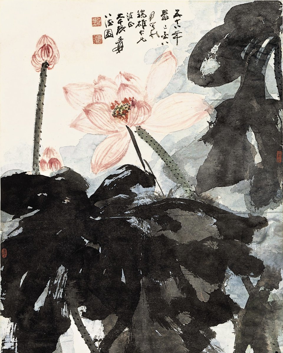 125diary's tweet photo. paintings by Zhang Daqian (b. 1899) https://t.co/261tL7qHwO