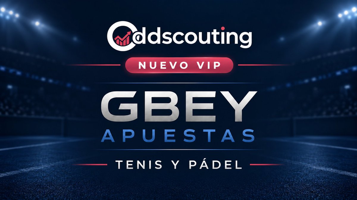 oddscouting's tweet photo. 🔒 Nuevo VIP en Oddscouting: @GbeyApuestas 

Nuestro especialista en tenis y pádel, con estadísticas verificadas desde 2018, estrena su servicio VIP con nosotros.

Tres modalidades disponibles:

🔹 Temporada 2027, de enero a noviembre: 250 € (-43%, 70 plazas).
🔹 Octubre y noviembre: 50 € (-37,5%, 50 plazas).
🔹 Octubre: 40 € (50 plazas).

Ya disponible en Oddscouting: https://t.co/zJiHcb6OsO