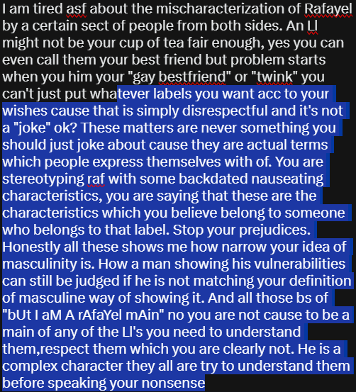 Skyla919's tweet photo. I apologise for the long rant but unfortunately I came across some really nasty posts that side but it's unfortunately a prevelant problem in lads fandom I have noticed.... https://t.co/F1qc8frzZ9