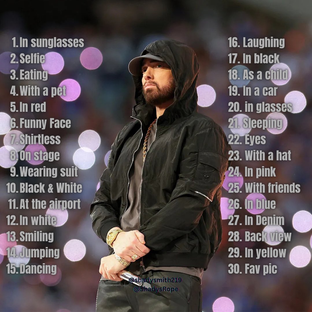 ShadysRope's tweet photo. Day 2: Share a photo of your favourite Eminem selfie!

@shadysmith219 https://t.co/Dp74RoqaDm
