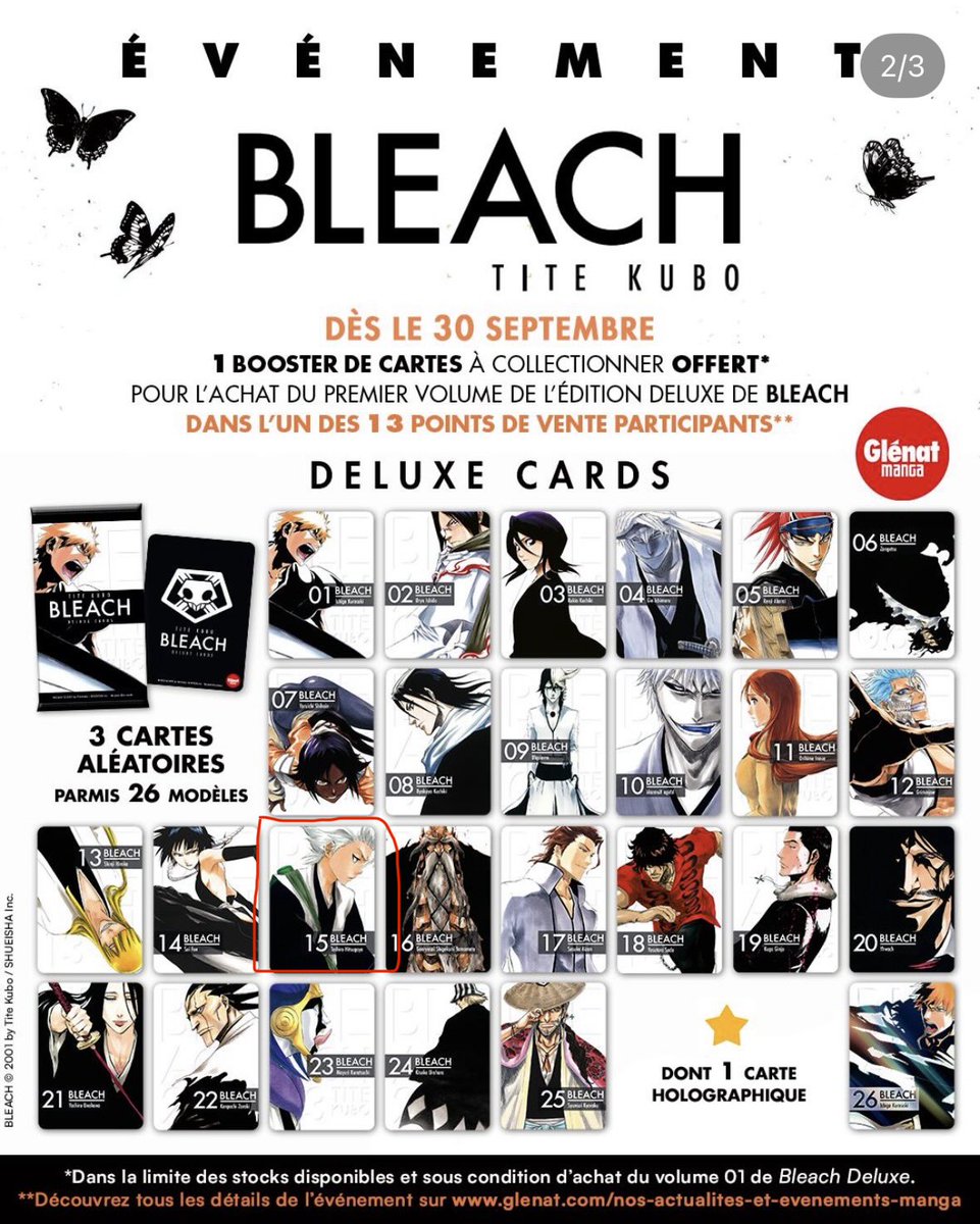 StuckInMyWall's tweet photo. Pitié je cherche la carte de toshiro si quelqu’un la drop sur Lyon 🙏🏻🙏🏻

#bleach https://t.co/KTrtHsZwKD