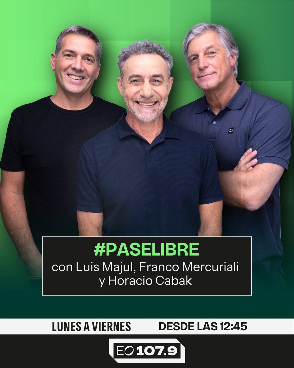 Observador1079's tweet photo. 🔴Ya llega PASE LIBRE, un segmento donde la información y el análisis no tienen filtro.
👉 @majulluis y @fmercuriali debaten los temas del día con una mirada única.
👉 Miralo en vivo https://t.co/WOipG1liC4 https://t.co/2s7gzHl3QB