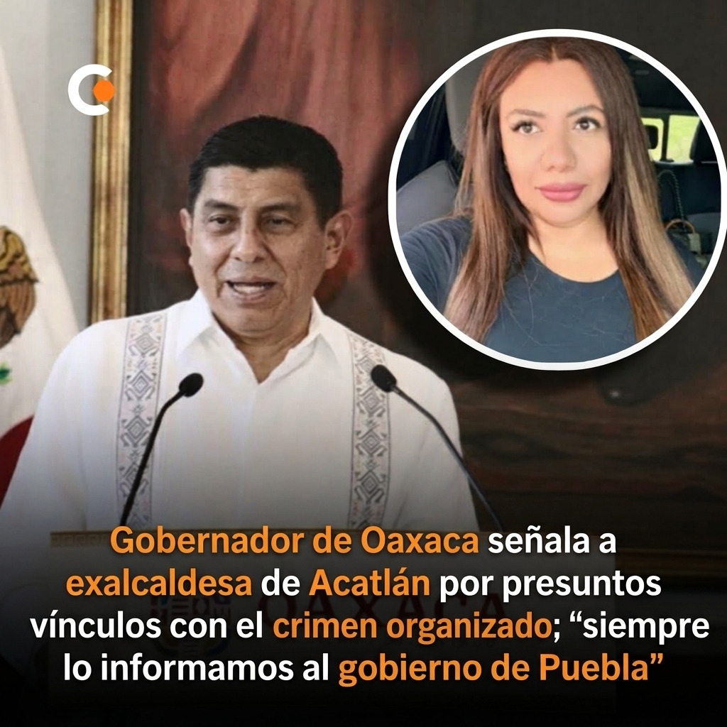 SomosCiudadCero's tweet photo. El gobernador de Oaxaca, Salomón Jara Cruz, acusó a Guadalupe Lucero Bárcenas, ex presidenta municipal de Acatlán de Osorio, Puebla, de una presunta colusión con grupos de la delincuencia organizada. La declaración se realizó durante la conferencia de prensa del 29 de septiembre.
Jara aseguró que su administración había alertado previamente a las autoridades de Puebla sobre la alta incidencia de asaltos y robos en el tramo de la carretera federal 190 que conecta Acatlán con Huajuapan de León. Según el mandatario oaxaqueño, estos delitos afectan principalmente a transportistas y comerciantes, y operan desde el lado poblano de la frontera interestatal.
Bárcenas y nueve de los diez integrantes de su cabildo presentaron su renuncia el 9 de septiembre, lo que derivó en la instalación de un Concejo Municipal en Acatlán. El conflicto en el ayuntamiento ha estado marcado por una serie de acusaciones. Meses atrás, la exalcaldesa denunció que integrantes del crimen organizado, específicamente del grupo "Los Rojos", promovían su remoción del cargo y amenazaban a su familia.
Hasta el momento no existe ninguna resolución judicial o sentencia que acredite que Bárcenas haya sido condenada por colusión con la delincuencia. Las afirmaciones del gobernador de Oaxaca se basan en información de inteligencia de su entidad.
#Oaxaca #Puebla #Acatlán #CrimenOrganizado