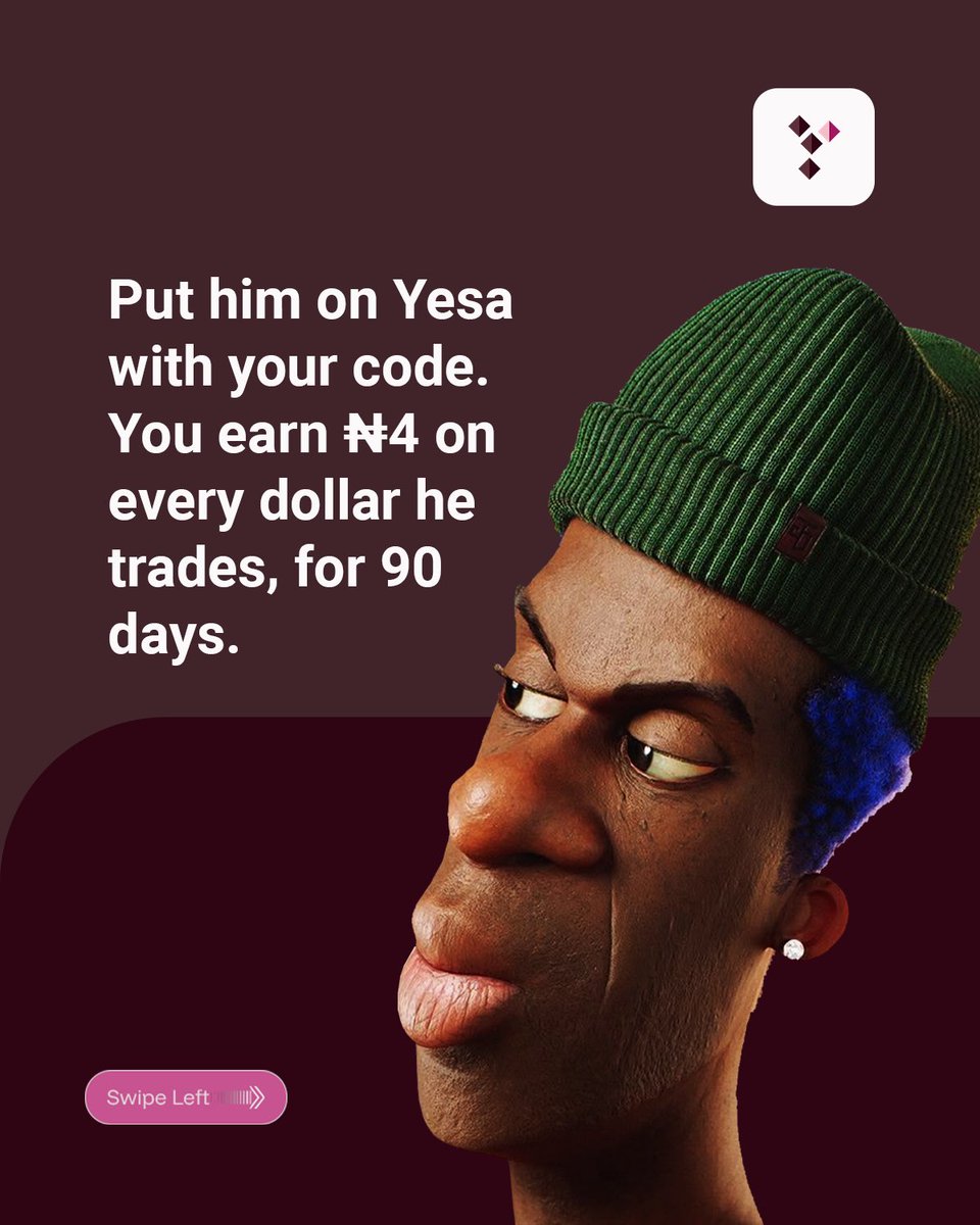 yesaapp's tweet photo. Don’t just share the love, stack the reward too.🚀

#Yesa #referandearn #cryptotrade #giftcardtrade #billpayments https://t.co/QHqZhDwzwh