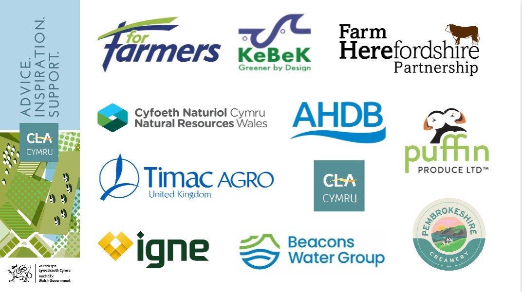 CLACymru's tweet photo. The Wye Water summit is here. Tomorrow, these speakers will be discussing how practical changes in land and nutrient management can continue to contribute to water quality. Join us for free on the Royal Welsh Showground from 9:30am-4pm on 1 October. #riverwye #welshfarming https://t.co/oHig7k4o68