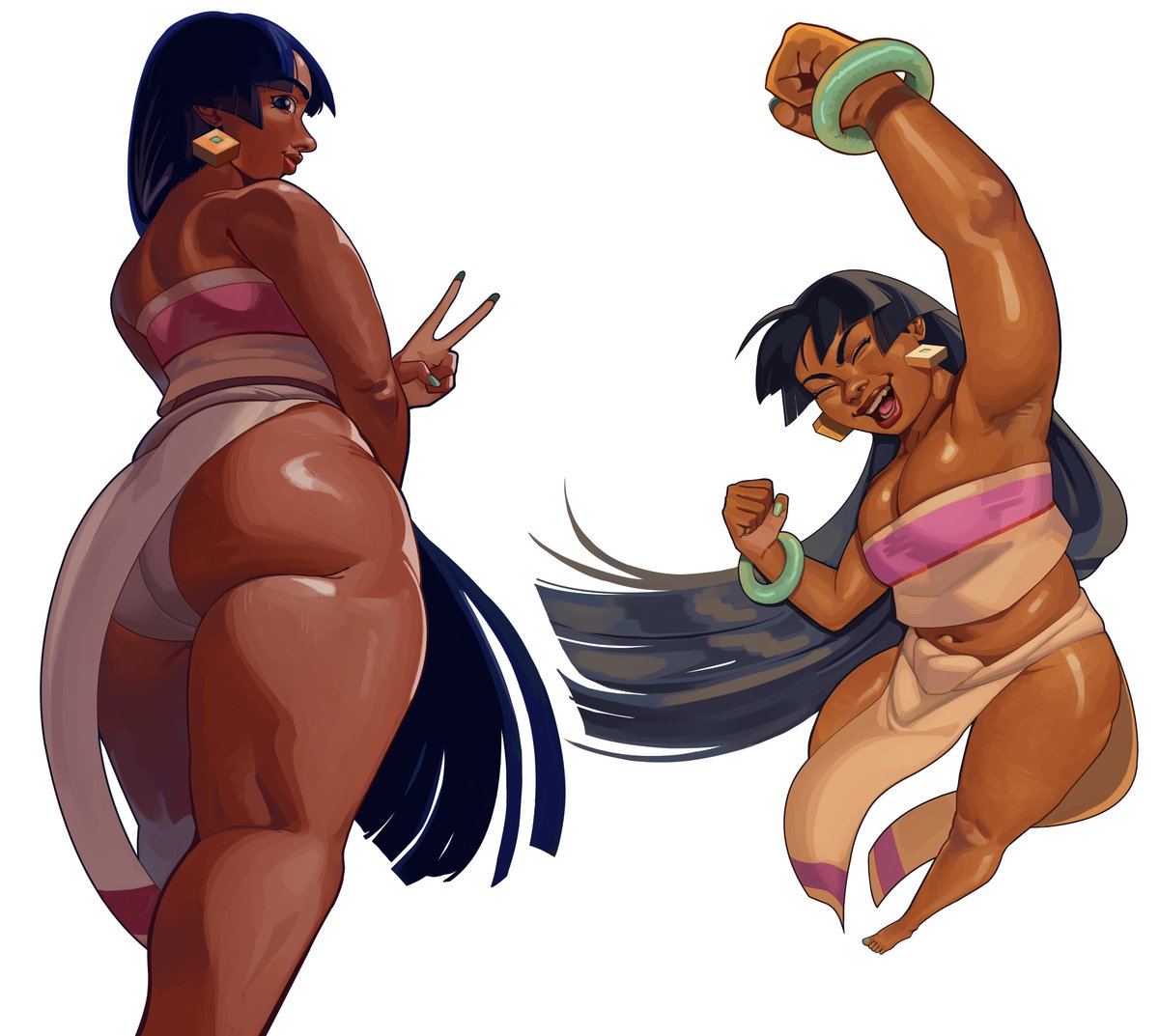 Jumboiiii's tweet photo. Chel illustration from last July https://t.co/2CysM58xH0