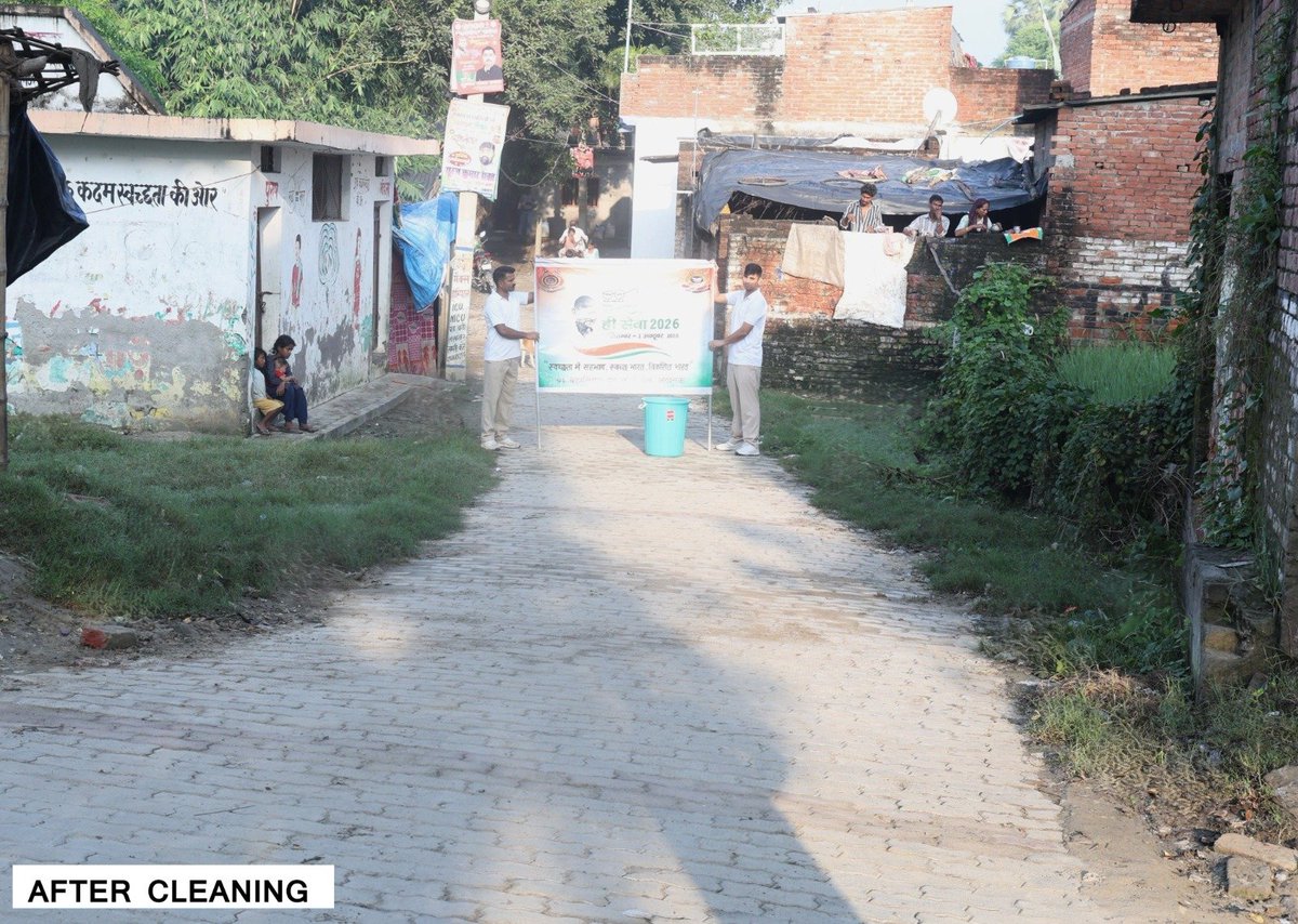 crpfindia's tweet photo. Every step counts towards a cleaner India! 

Personnel across @crpfindia are actively driving the #SwachhtaHiSewa 2026 campaign through dedicated Shramdaan.

A glimpse of cleanliness drives led by the exuberant personnel of 203 CoBRA Bn (Jharkhand) & 91 RAF Bn (Lucknow, UP). 🧹

#NationFirst
#Vandematram150 
#MissionNaxalMuktBharat2026
#SHS2026
#SwachhtaHiSewa2026
@SwachhBharatGov
@SwachhBharat
@MoHUA_India
@MoJSDDWS
@gpsinghips
@crpf_j
@CentralZoneCrpf
@northeast_zone
@southzone_hyd
