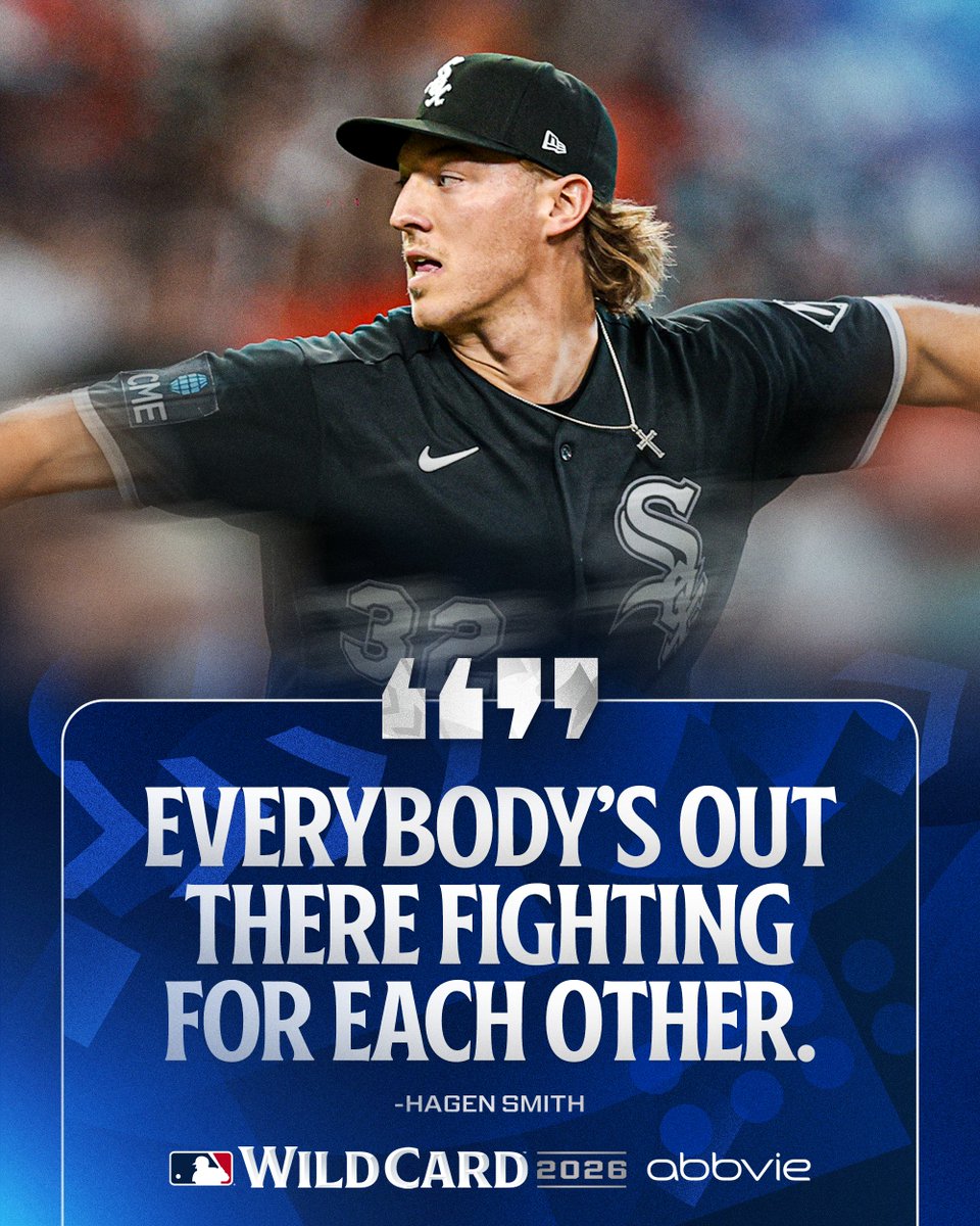 The @​WhiteSox are in it together 😤

It’s win and advance for the South Siders!

(MLB x @​AbbVie) 
 [📷](https://pbs.twimg.com/media/HTefLsEWAAA1tSU.jpg) https