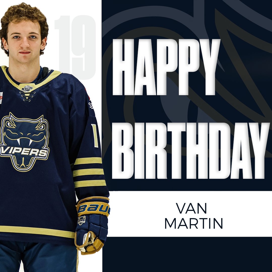 VernonVipers's tweet photo. Wishing Van Martin a very Happy 19th Birthday today!  Have a good one, Van!

#vernonvipers #birthday #celebrate https://t.co/46wvMQkrky