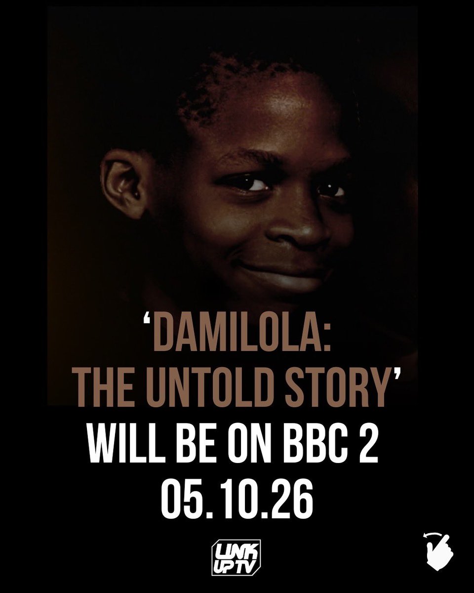 linkuptv's tweet photo. An important story that deserves to be told properly 🙏 ‘Damilola: The Untold Story’, directed by the award winning Alex Thomas will be shown next week on BBC 2, Monday October 5th.

Damilola Olufemi Taylor 
1989–2000 🕊️ https://t.co/FDK84uS1sg