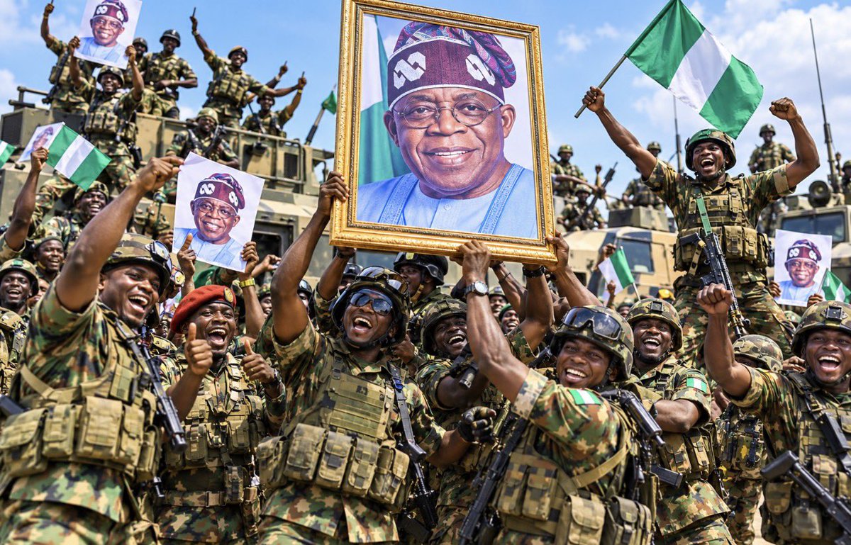 HighChiefOkoro's tweet photo. BREAKING GOOD NEWS!

A PROMISE MADE. A PROMISE KEPT.

For the brave men and women who put their lives on the line every day to keep Nigeria safe, today brings a reason to smile.

Personnel of the Armed Forces of Nigeria have begun receiving their September salaries with the approved salary increment reflected in their payments.

This is more than just an increase in salary. It is a message to our soldiers that their sacrifices matter, their service is valued, and their welfare cannot be taken for granted.

President Bola Ahmed Tinubu promised improved welfare for Nigeria’s military personnel, and this latest development is another step towards fulfilling that promise.

The commitment and persistence of the Minister of Defence and the Service Chiefs, who have continued to push for better welfare, improved conditions of service and greater support for our troops, also deserve recognition.

To every Nigerian soldier standing guard while the rest of us sleep:

Your sacrifice is seen. Your service is appreciated. Your welfare matters.

A nation that honours those who defend her is a nation that understands the true meaning of patriotism.

A promise made. A promise kept.