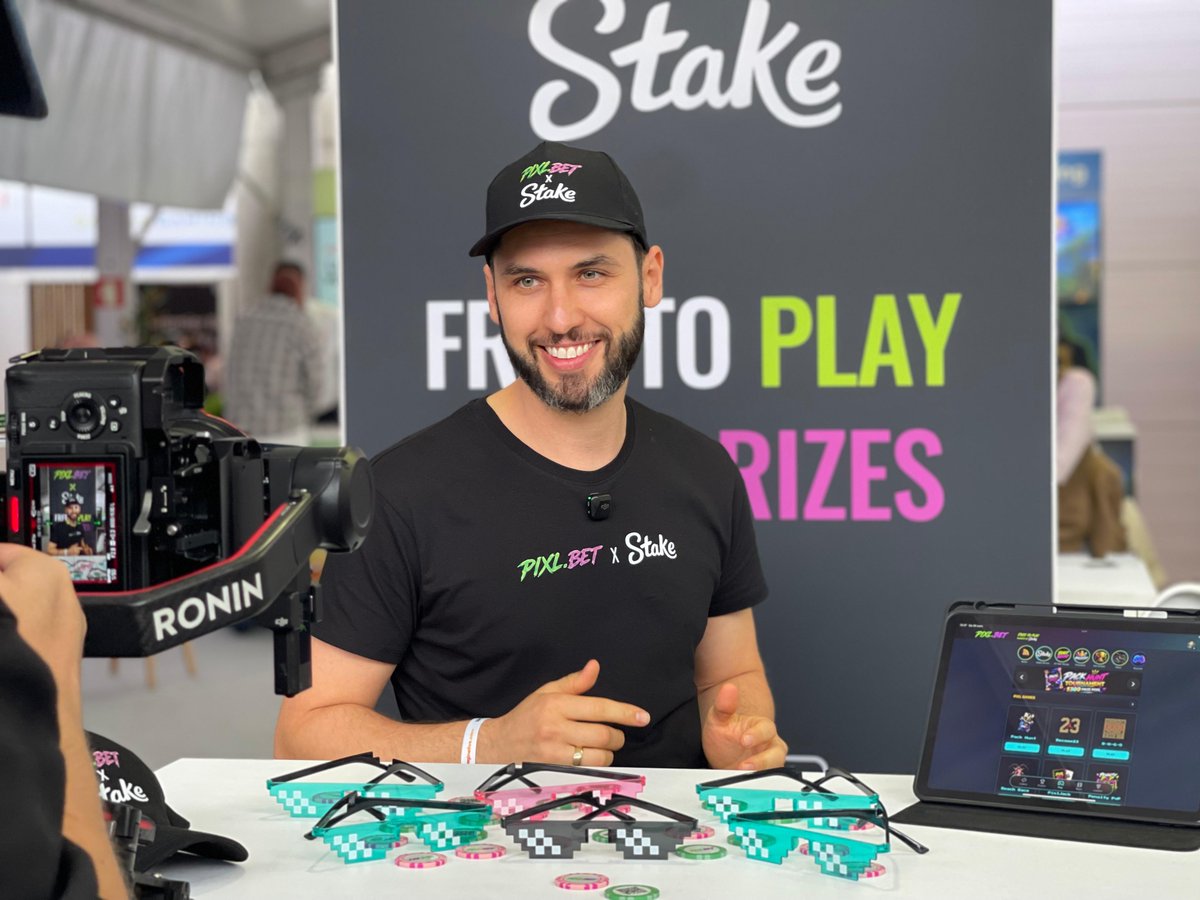 pixlbet's tweet photo. Showtime at the booth today at SBC 2026 in Lisbon!

The energy was high, the conversations were even better, and our merch were definitely a hit. 👀🔥

More good vibes coming straight from the https://t.co/boNI99fPzR booth at the biggest gaming event of the year! https://t.co/LTHQnfiMBP