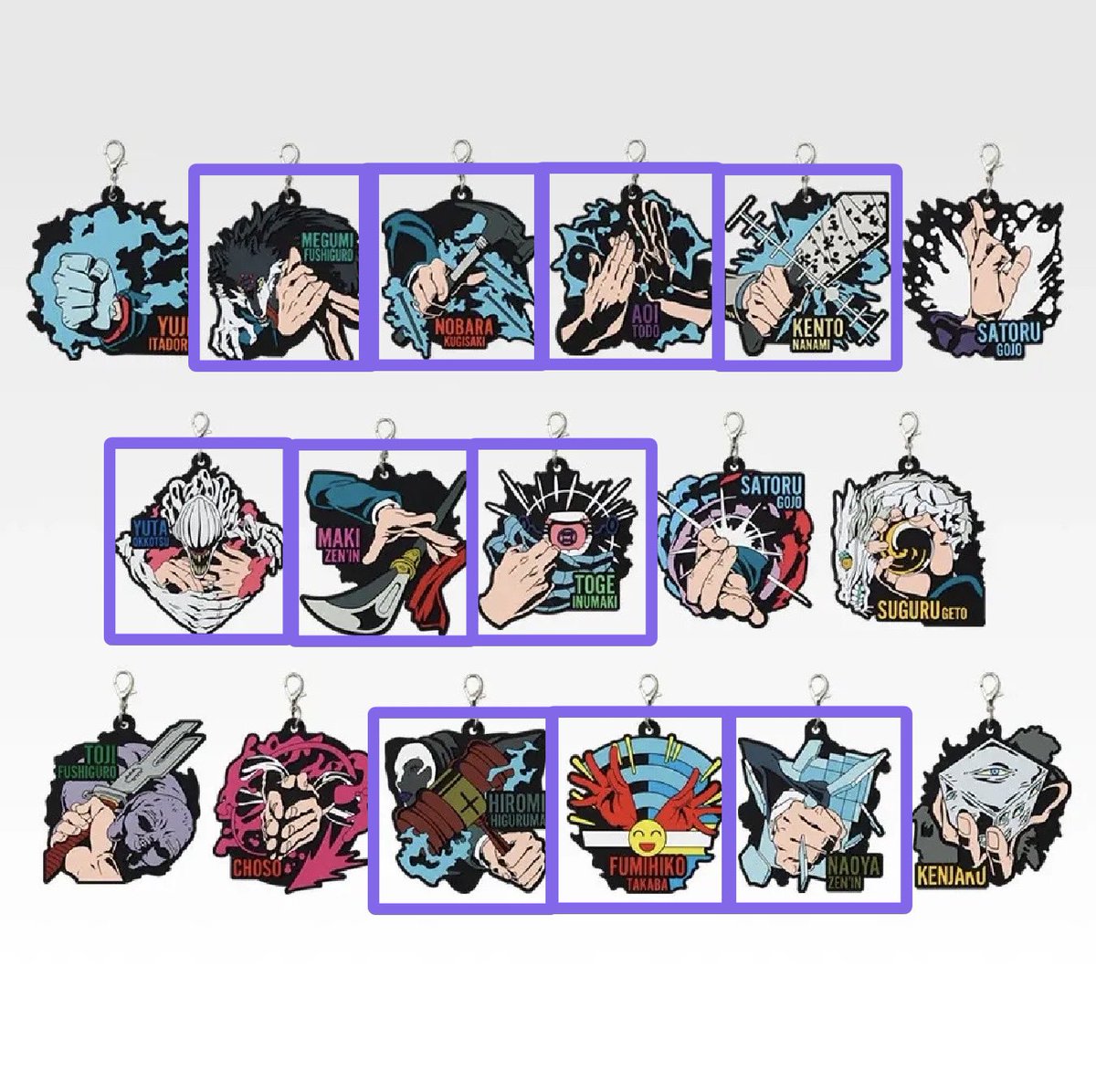 S_illust_hb's tweet photo. 【譲渡】呪術廻戦 一番くじ 5周年FINAL

【譲】
画像をご参照ください(2枚目以降は紫枠)

【求】
B・D・F・Gは定価
H・I・Jは〜500円
郵送は＋送料となります

名古屋・栄付近での手渡し＞郵送
(纏めてのご希望を優先)

FF外からもお気軽にご連絡ください https://t.co/s9qybOHqDn