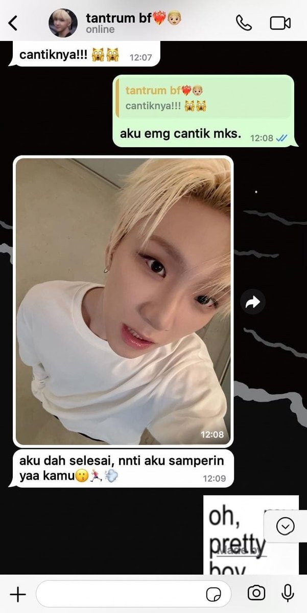 merbleuevy's tweet photo. capek nugas diperpus malah jackpot dapat pap dari mY NTikKk~ 😳🫰🏻 (takut kalah cantik, tapi kami berdua kan sama-sama ntikk)

wOonhAk × vEey one tweet 🙈🙉
#ODSD #ONEDOORSelcaDay #Woonhak #운학  #ONEDOOR #BOYNEXTDOOR @BOYNEXTDOOR_KOZ https://t.co/tAoqW644o9