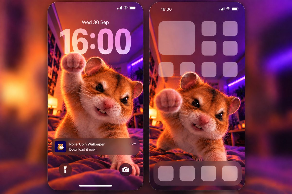 rollercoin_com's tweet photo. We "Hamsterfied" it a bit with a RollerCoin spin...

Rollers, drop your wallpaper, we wanna see it! https://t.co/dp3f7ecmdf
