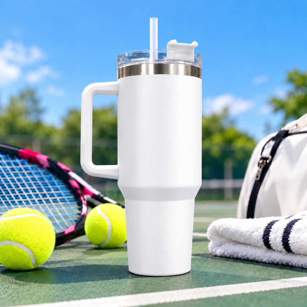 Zelvomart's tweet photo. Game on, hydration on. 🎾🥤
Stay refreshed through every serve, rally, workout, and busy day with this stylish handled tumbler. Easy to carry, easy to sip, and made to fit right into your active routine.
#ZelvoMart #Tumbler #SportsTumbler #TennisStyle #StayHydrated #TravelTumbler https://t.co/Ap03IRL3Tv