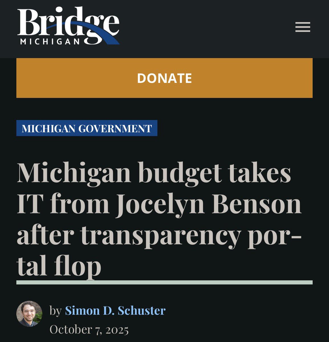 MIForward_Net's tweet photo. .@GovWhitmer doesn’t even trust @JocelynBenson to run her own transparency website, but we’re supposed to put her in charge of our healthcare? https://t.co/XNXmuddcgf