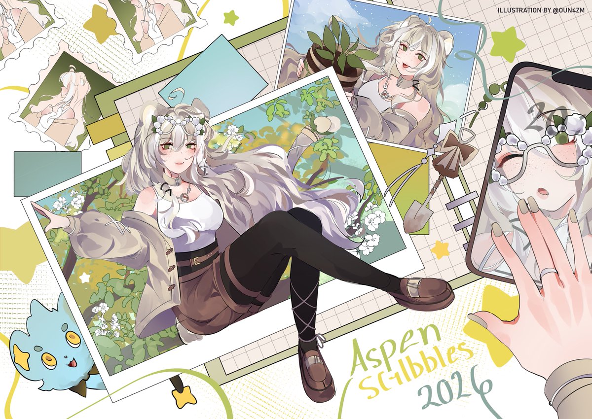 oun4zm's tweet photo. final submission for #aspenscribbles2026 for @Aspuret timelapse below :3 https://t.co/dHQeDNbyPD
