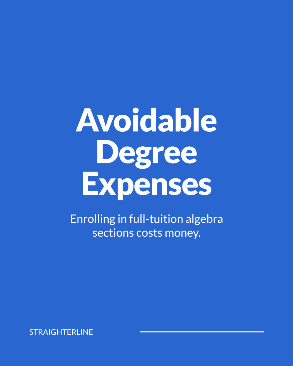 StraighterLine's tweet photo. Need College Algebra credit? Compare 10 online college courses based on cost, credit transfer, flexibility, student support, and academic quality in our 2026 guide. ➗ https://t.co/hGbGIUkdW4 https://t.co/r0xd5oBAC7