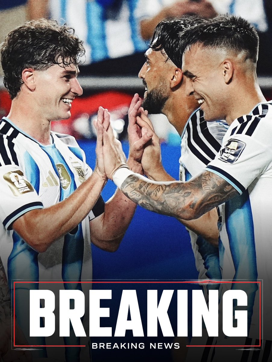 AlbicelesteTalk's tweet photo. (🌕) CONFIRMED: From now on, expect to see Lautaro Martínez and Julián Álvarez starting TOGETHER much more often for Argentina. @gastonedul 🚨🚨🇦🇷 https://t.co/8u7zwlD32T