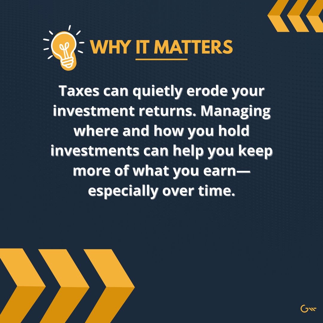 GatewoodWealth's tweet photo. 💡 This week's Fast Financial Focus: What Is Tax-Efficient Investing—and Why Should You Care?

Tax-efficient investing aims to reduce the taxes you owe on your investments by choosing the right accounts, investment types, and withdrawal order—because taxes can quietly erode your returns over time. It's like packing for a trip with airline baggage fees: organizing what goes in your carry-on, checked bag, or personal item helps you avoid the extra charges.

#FastFinancialFocus #GatewoodWealth #FinancialPlanning #WealthManagement #FinancialLiteracy #TaxEfficiency #TaxPlanning #AssetLocation #YearEndPlanning #TaxStrategy

Explore more financial insights on our blog: https://t.co/e8HjQSMlVi

Content in this material is for general information only and not intended to provide specific advice or recommendations for any individual.

This is a hypothetical example and is not representative of any specific investment. Your results may vary.
