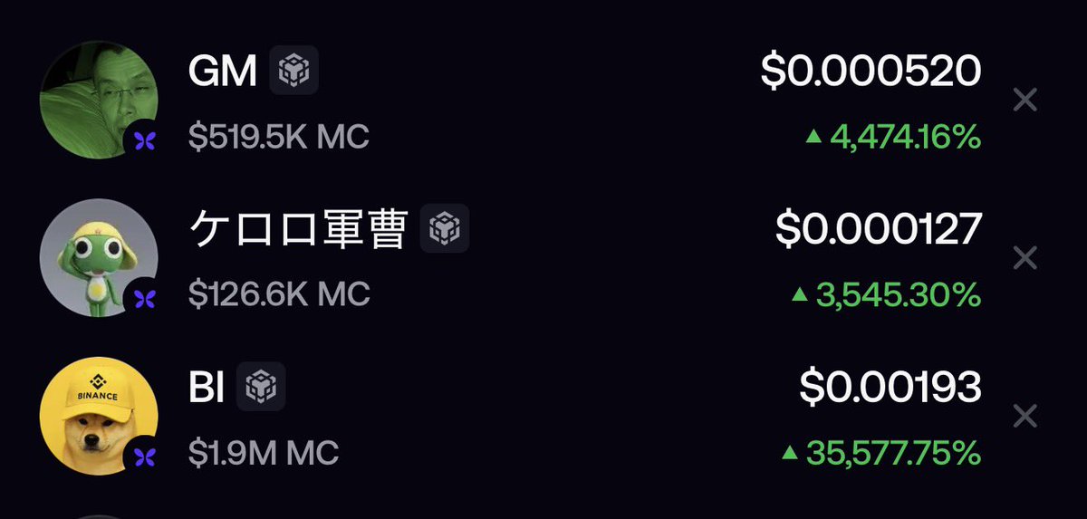 jeetachu's tweet photo. They should run to 10m+ on #bnb chain

0x13920fe6467e9e3c852b8d365a036c995f0f7777

0x7067c411be30c710ab2dd2be8005684646bf7777

0xcaf66eb2c00d206d741a654face34768cf2a7777

Chinese Pepe 
$bi
$gm https://t.co/xTXhg9Kr5q