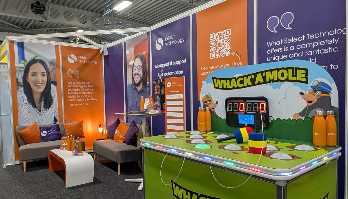 Select_Tech's tweet photo. Everything is ready for tomorrow! The game is set, the prizes are waiting, and we're raring to go.
Make sure you stop by ๐๐ญ๐๐ง๐ ๐๐๐ and say hello! ๐
#KentConstructionExpo #ConstructionExpo #WhackAMole https://t.co/3nQUILSXn3