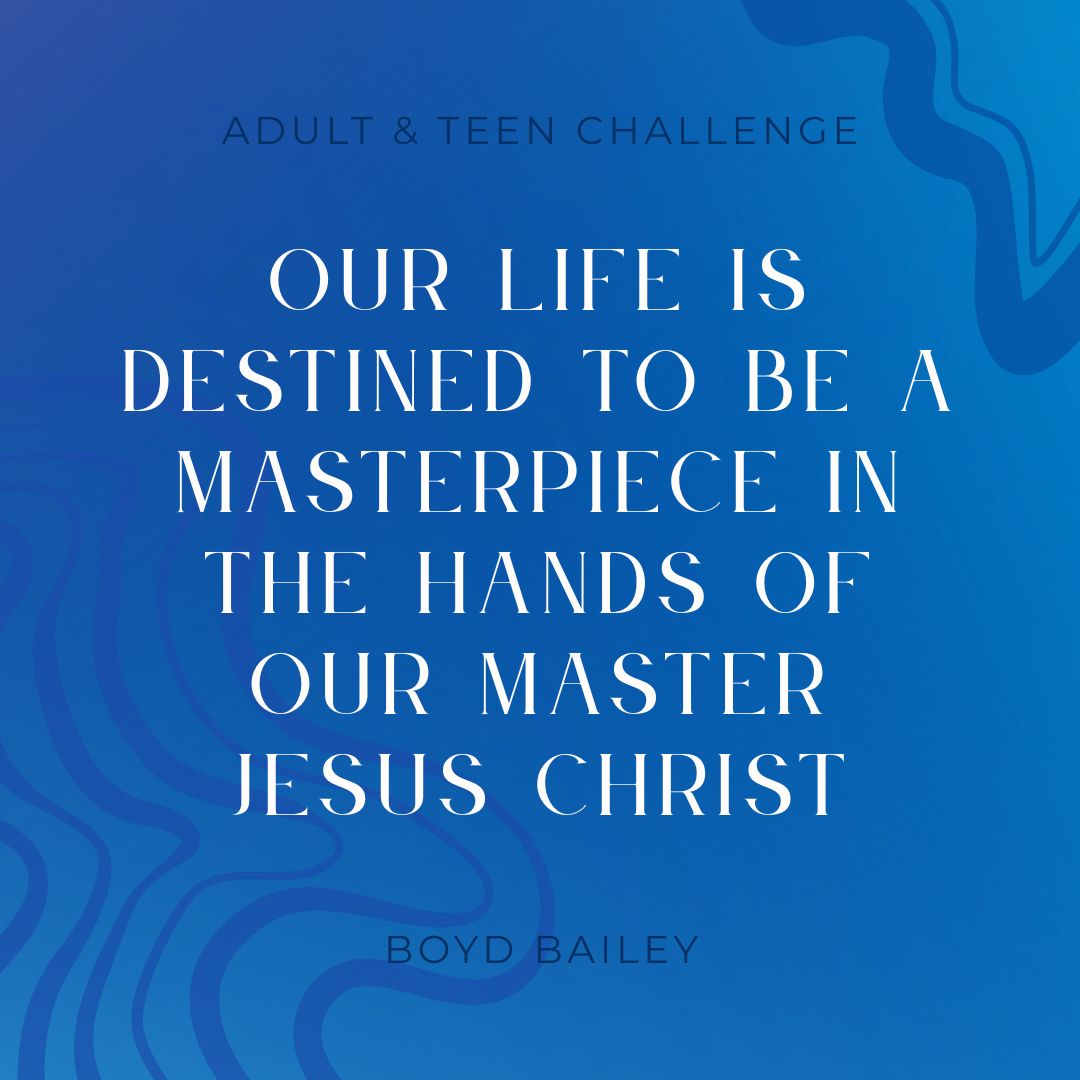 tcusa's tweet photo. "Our life is destined to be a masterpiece in the hands of our master Jesus Christ." - Boyd Bailey

This is the heart of ATC's work: helping men and women see themselves not as broken beyond repair, but as a masterpiece being shaped by the Master's hands. 🎨✨ https://t.co/jMI3vJFli8