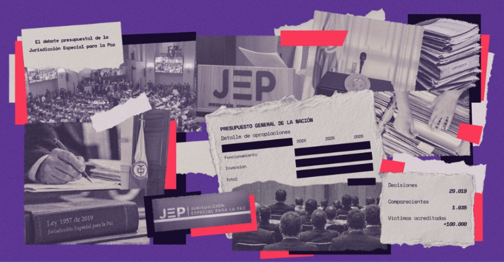 Colcheck's tweet photo. De la Espriella sustenta golpe al presupuesto a la JEP con afirmaciones falsas y engañosas
📌El discurso del Gobierno usa datos descontextualizados, imprecisiones y afirmaciones cuestionables sobre la producción judicial y control administrativo de la JEP
https://t.co/R1Dnowr6TF https://t.co/BLHdswN0Sw