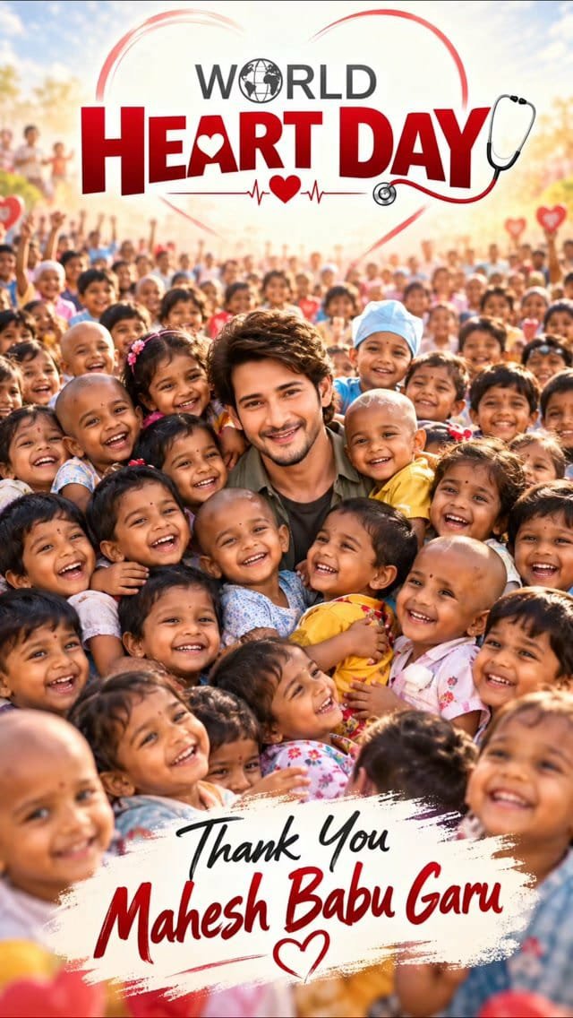 Kkdtalkies's tweet photo. World Heart Day ❤️

@urstrulyMahesh ❤️
#Varanasi 🔱
@MBfoundationorg
#MaheshBabu https://t.co/5dKxMS19Vp