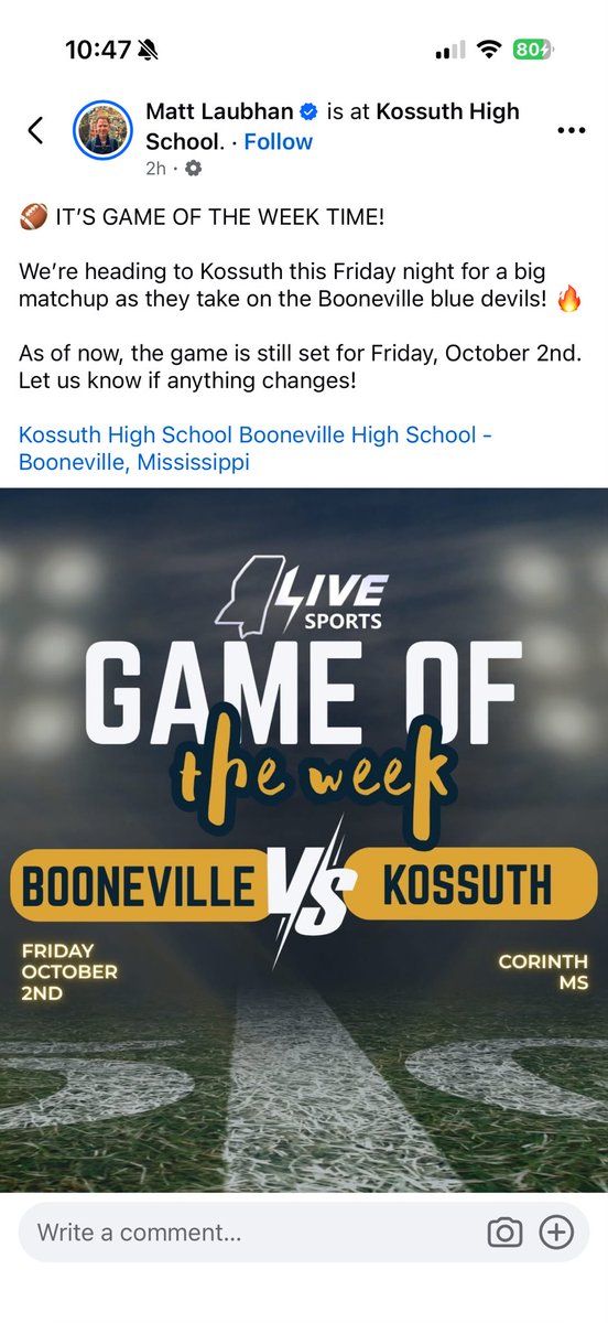 KydonSmith5's tweet photo. Game of The Week‼️ https://t.co/FVrirjvclE